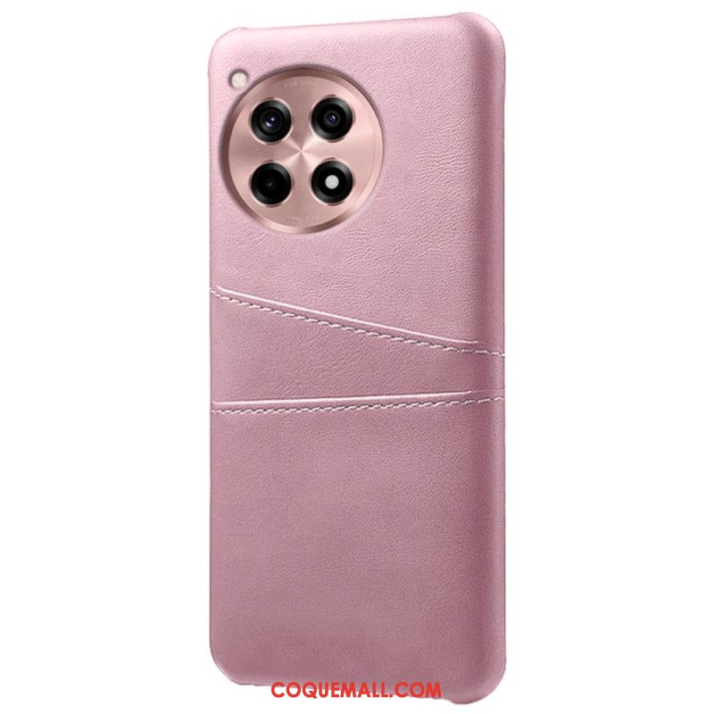 Coque OnePlus 12R 5G Effet Cuir Porte-Cartes