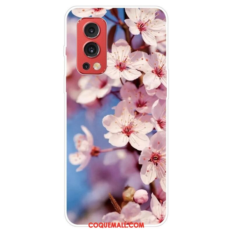 Coque OnePlus Nord 2 5G Fleurs Réalistes