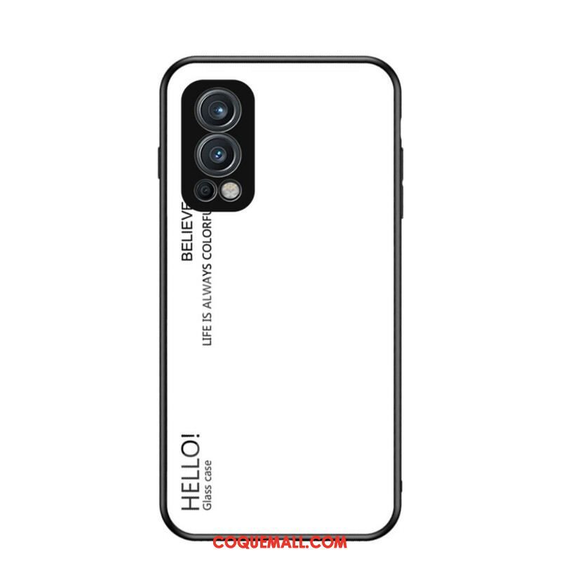 Coque OnePlus Nord 2 5G Verre Trempé Hello