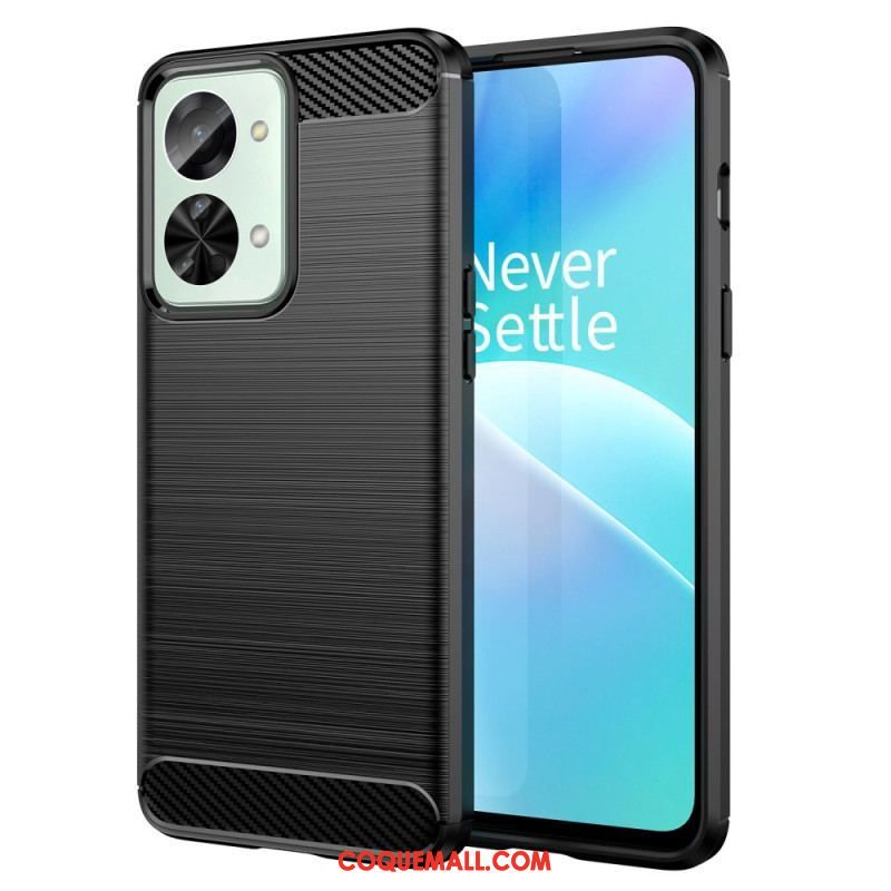 Coque OnePlus Nord 2T 5G Sobre Carbone Brossée