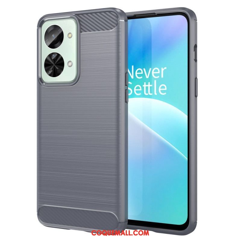 Coque OnePlus Nord 2T 5G Sobre Carbone Brossée