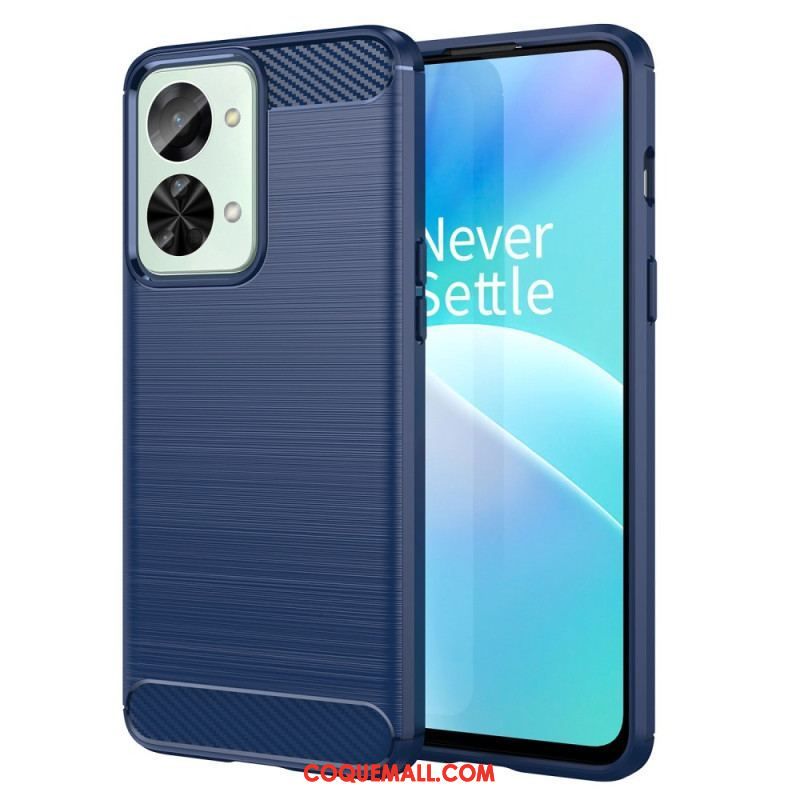 Coque OnePlus Nord 2T 5G Sobre Carbone Brossée