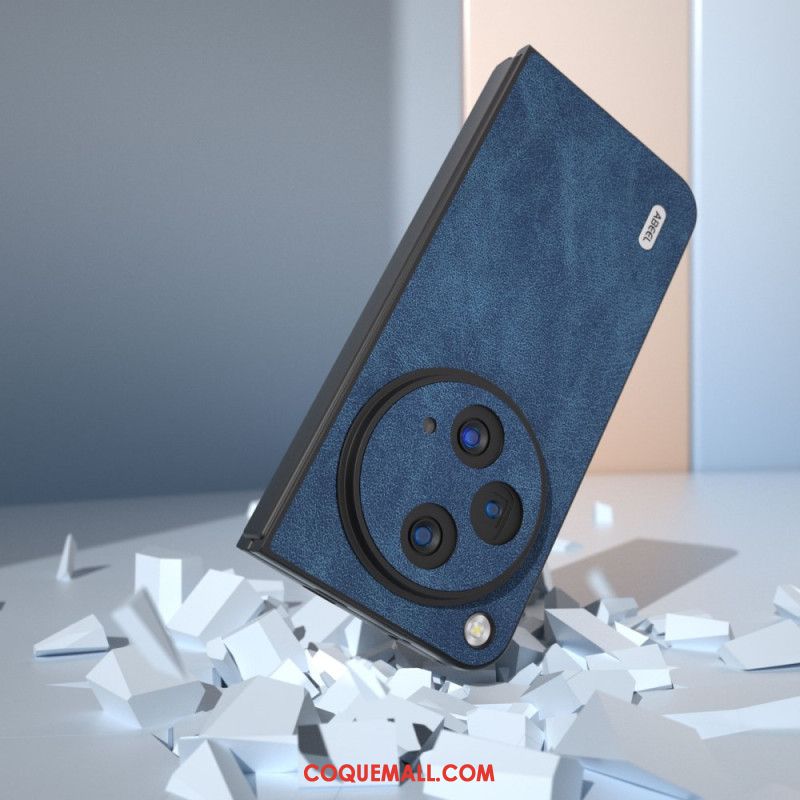 Coque OnePlus Open / Oppo Find N3 5G Simili Cuir Neutre ABEEL