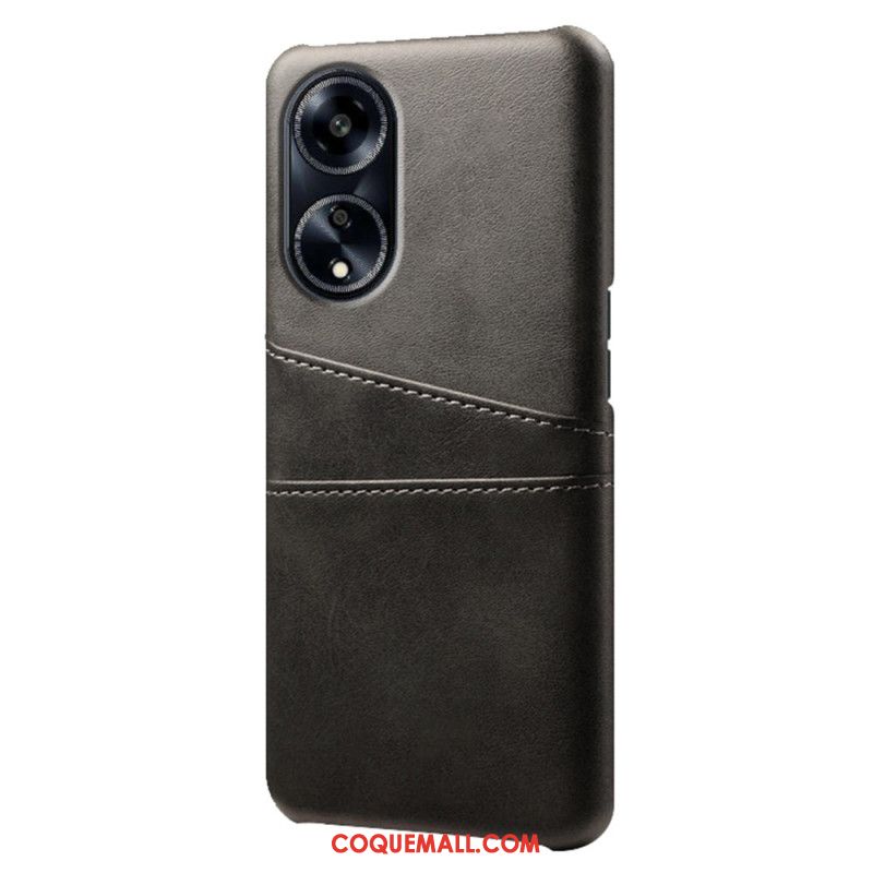 Coque Oppo A98 5G Effet Cuir Porte-Cartes