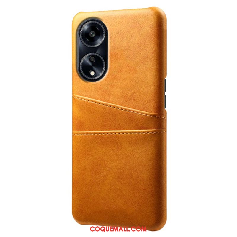 Coque Oppo A98 5G Effet Cuir Porte-Cartes