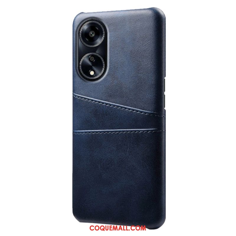 Coque Oppo A98 5G Effet Cuir Porte-Cartes