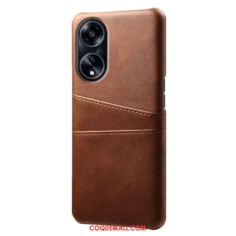 Coque Oppo A98 5G Effet Cuir Porte-Cartes