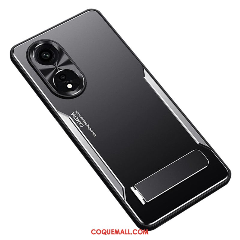 Coque Oppo A98 5G Effet Métal avec Support