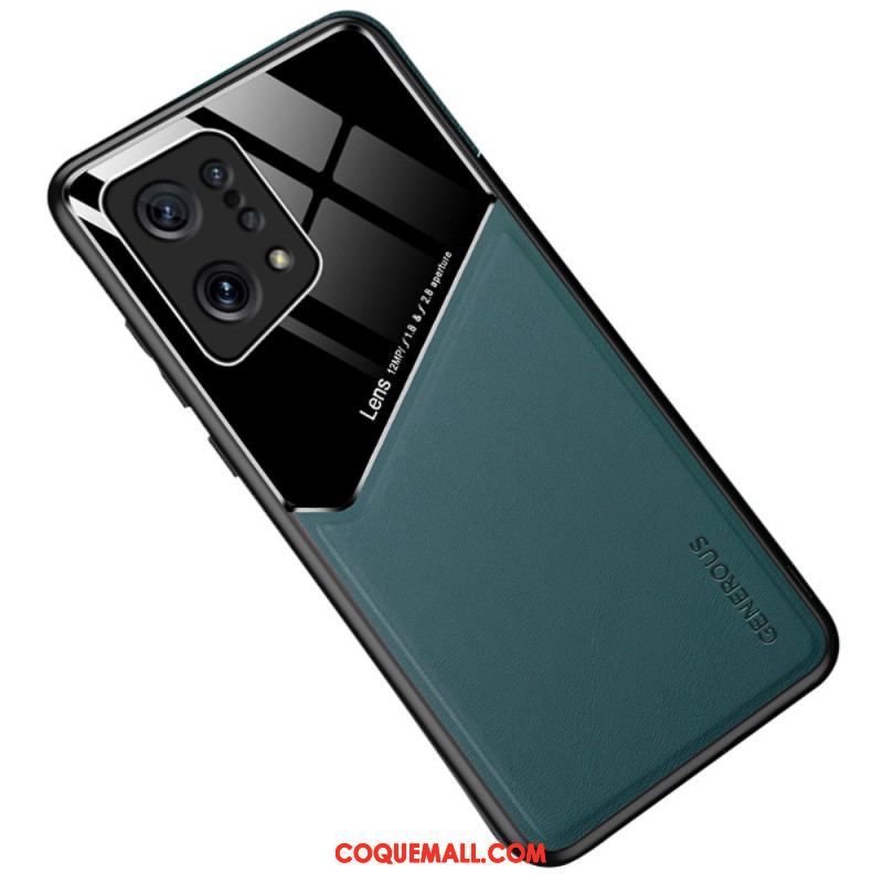 Coque Oppo Find X5 Simili Cuir Haut de Gamme