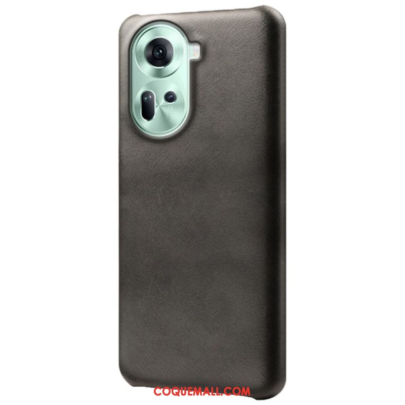 Coque Oppo Reno 11 5G Effet Cuir