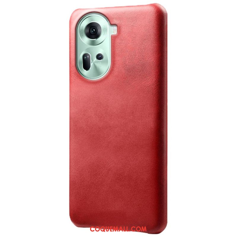 Coque Oppo Reno 11 5G Effet Cuir