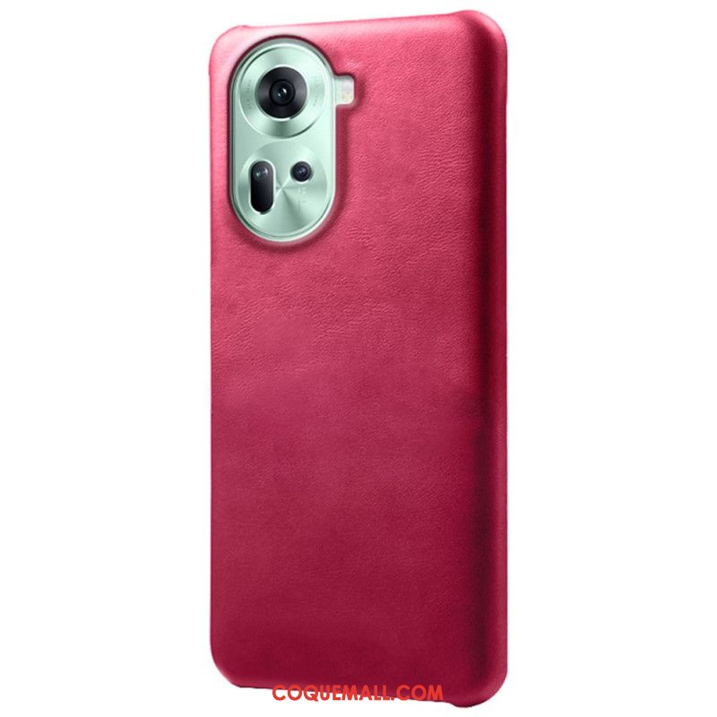 Coque Oppo Reno 11 5G Effet Cuir