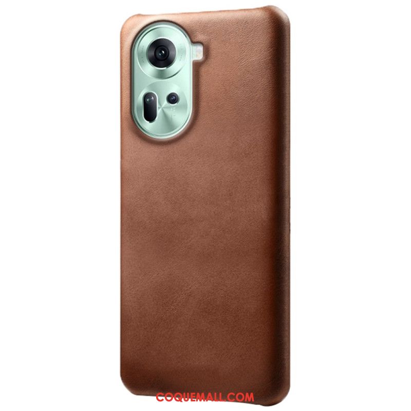 Coque Oppo Reno 11 5G Effet Cuir