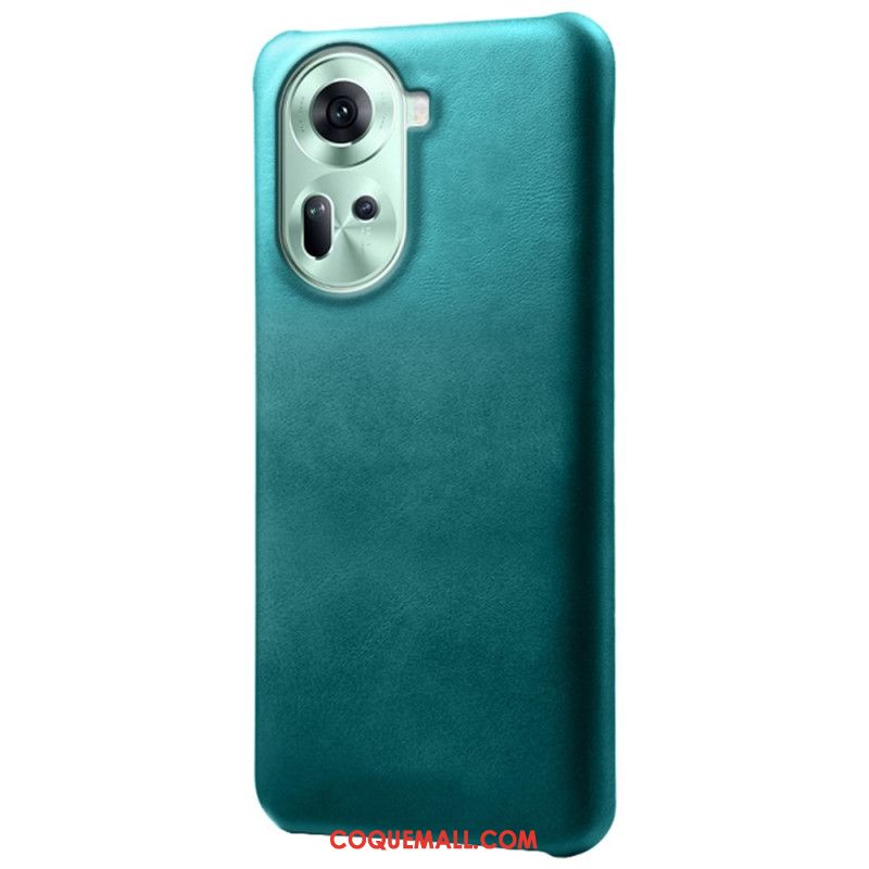 Coque Oppo Reno 11 5G Effet Cuir