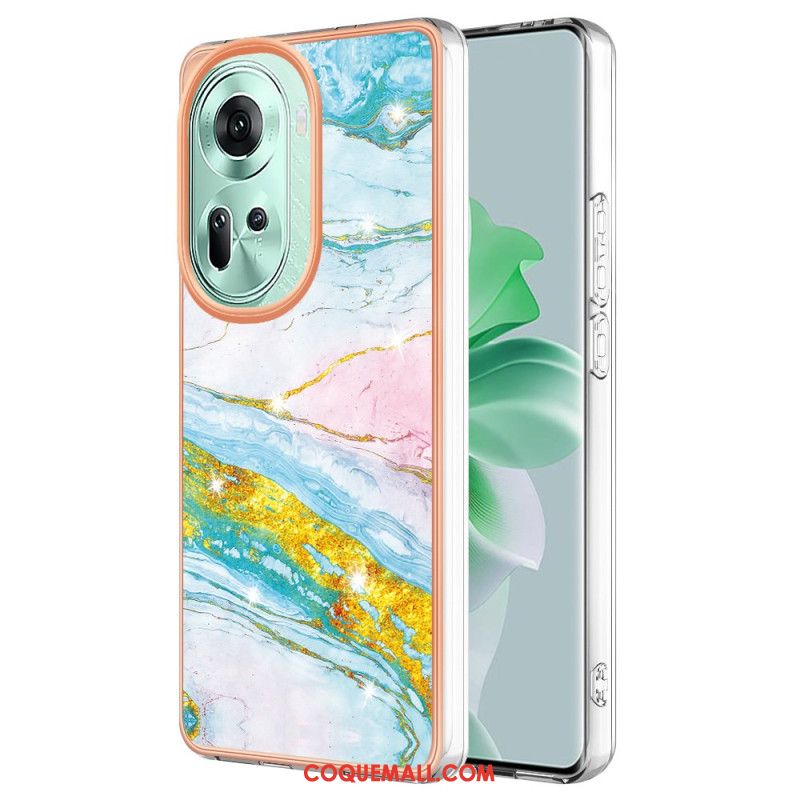 Coque Oppo Reno 11 5G Motif Marbre