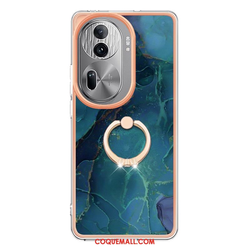 Coque Oppo Reno 11 Pro 5G Anneau-Support Marbre