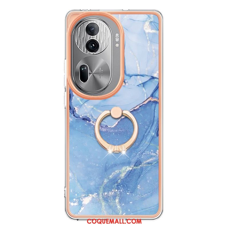 Coque Oppo Reno 11 Pro 5G Anneau-Support Marbre