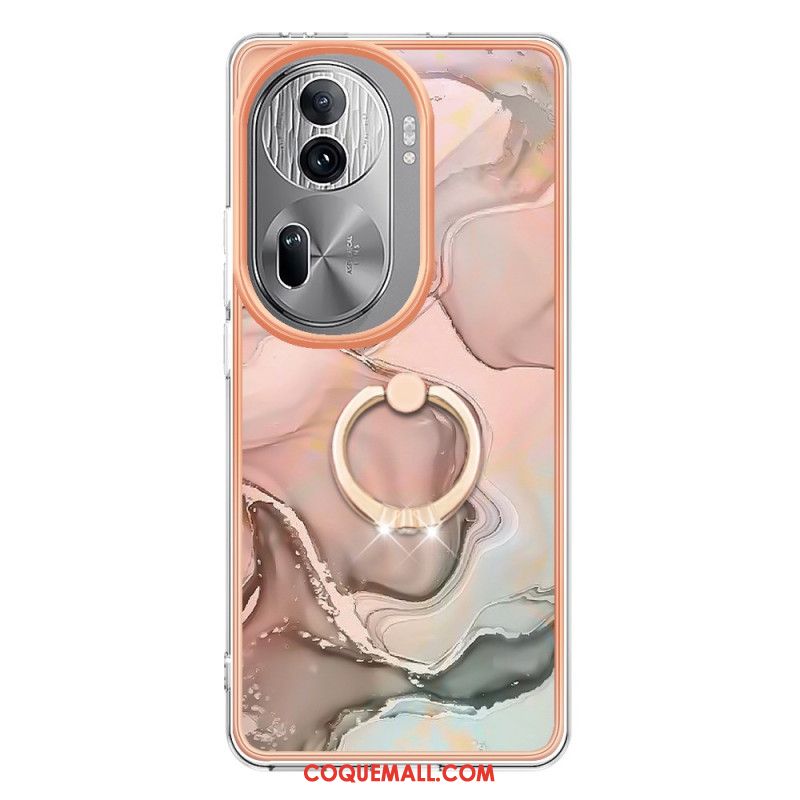 Coque Oppo Reno 11 Pro 5G Anneau-Support Marbre