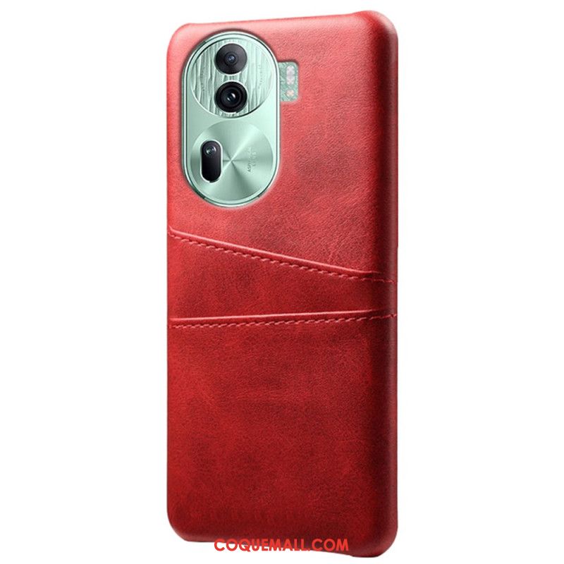 Coque Oppo Reno 11 Pro 5G Effet Cuir Porte-Cartes