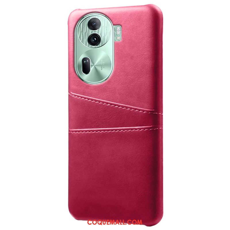 Coque Oppo Reno 11 Pro 5G Effet Cuir Porte-Cartes