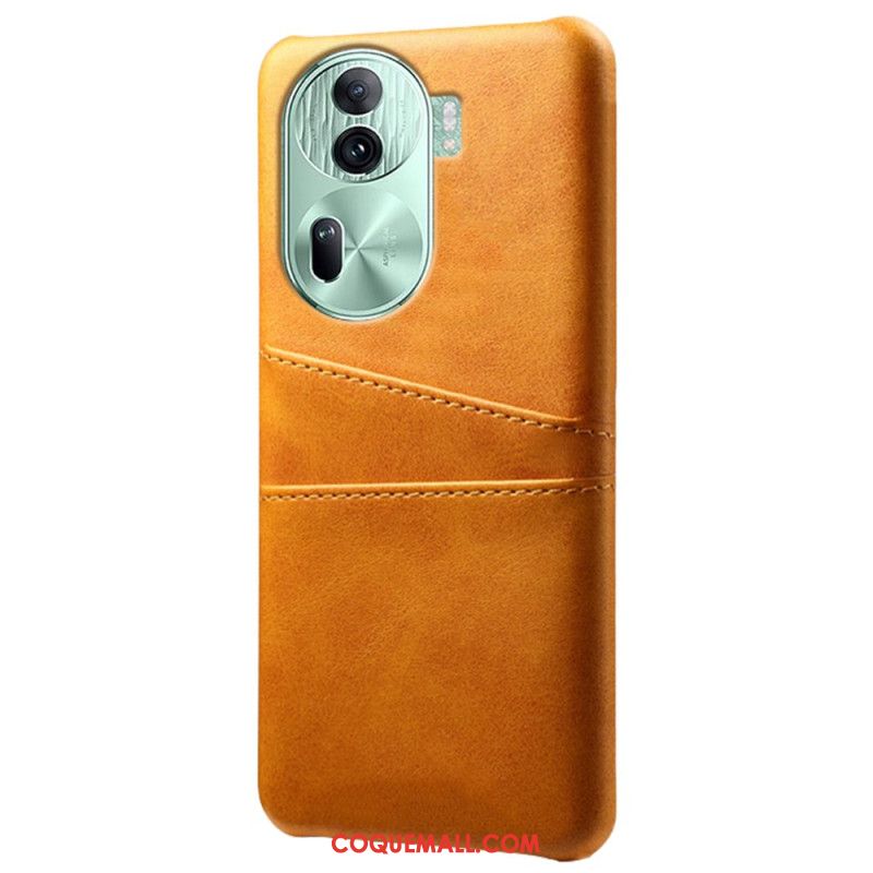 Coque Oppo Reno 11 Pro 5G Effet Cuir Porte-Cartes