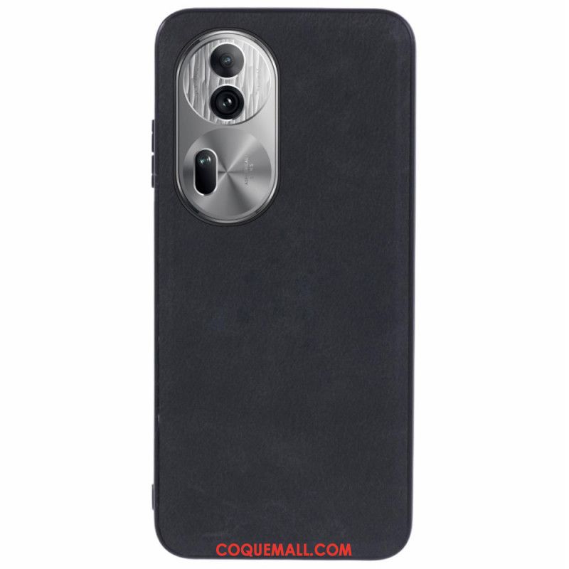 Coque Oppo Reno 11 Pro 5G Effet Cuir Rétro