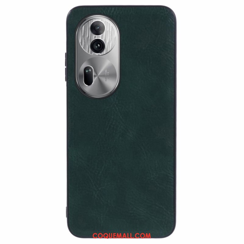 Coque Oppo Reno 11 Pro 5G Effet Cuir Rétro