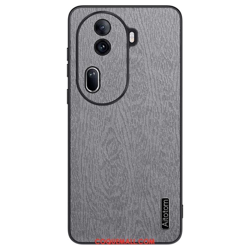 Coque Oppo Reno 11 Pro 5G Simili Cuir Effet Bois