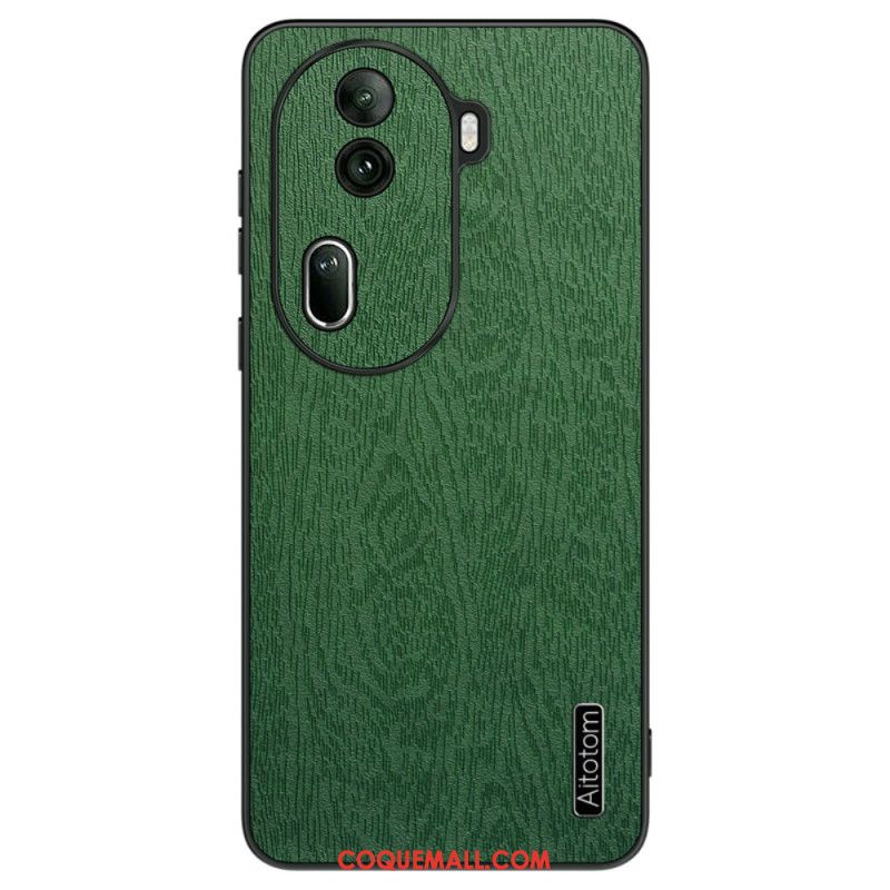 Coque Oppo Reno 11 Pro 5G Simili Cuir Effet Bois