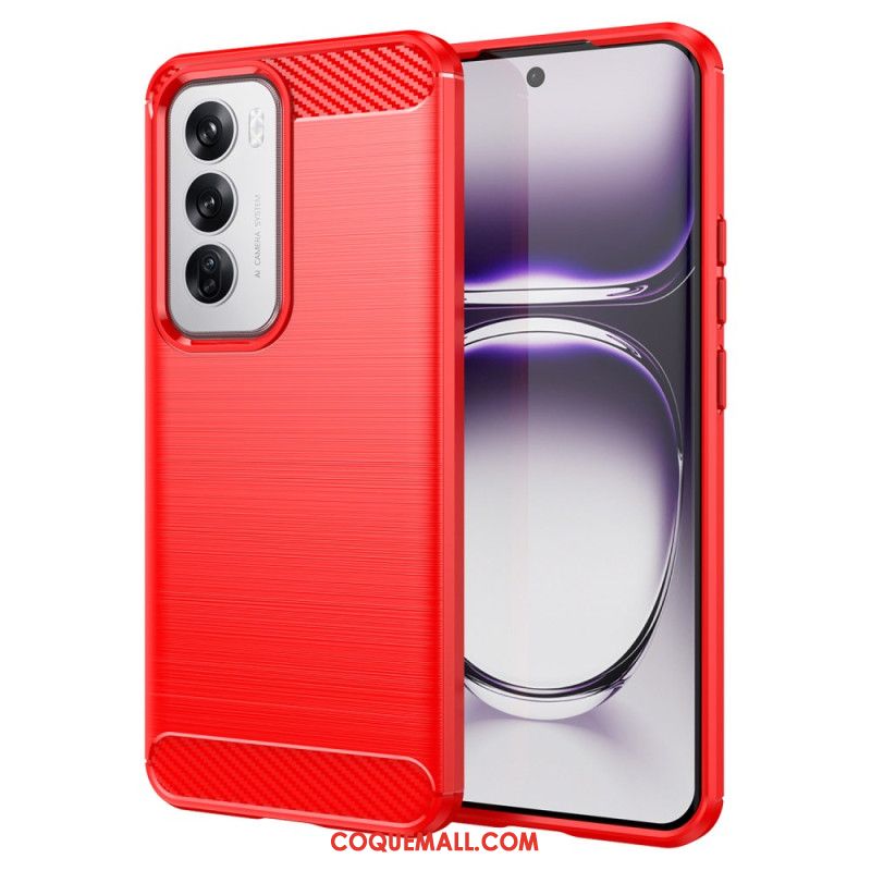 Coque Oppo Reno 12 5G Fibre Carbone Brossée