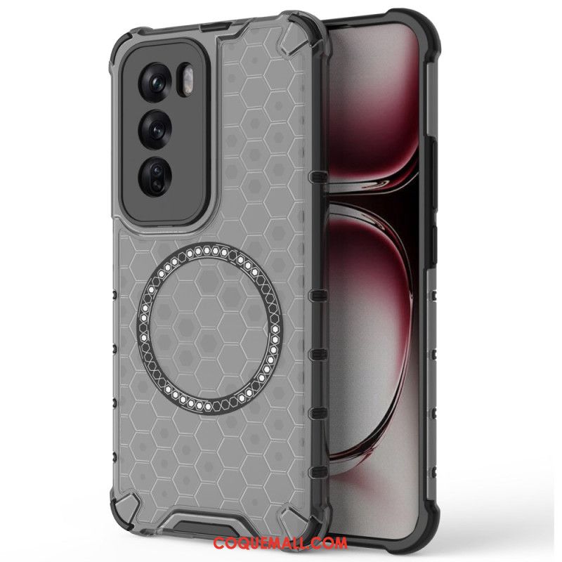 Coque Oppo Reno 12 5G Magnétique Nid d'Abeille