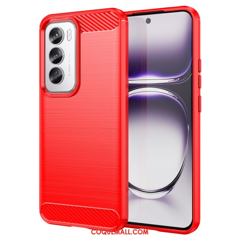 Coque Oppo Reno 12 Pro 5G Texture Fibre de Carbone