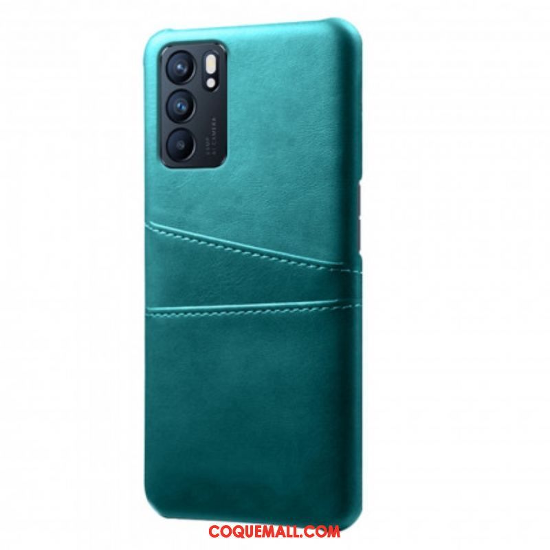 Coque Oppo Reno 6 5G Porte Cartes KSQ