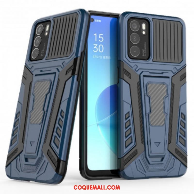 Coque Oppo Reno 6 5G Support Deux Positions Mains Libres