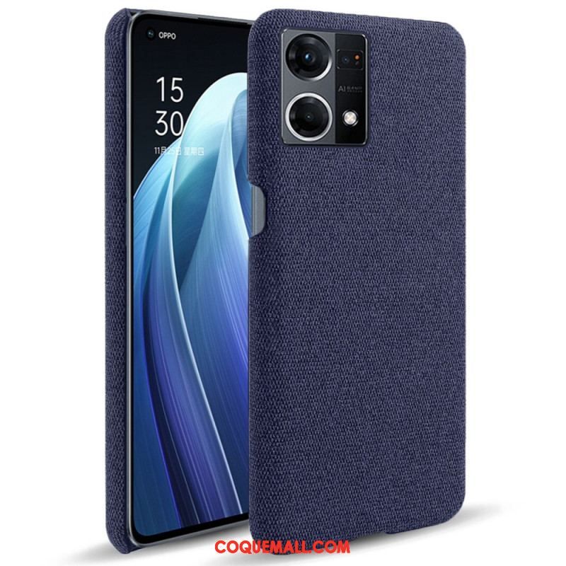 Coque Oppo Reno 7 Tissu