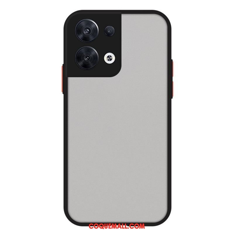 Coque Oppo Reno 8 Hybride Rebords Colorés