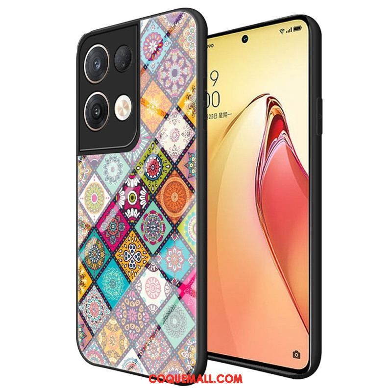 Coque Oppo Reno 8 Pro Patchwork