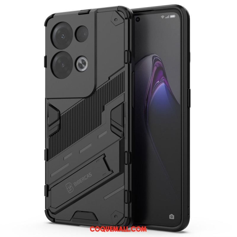 Coque Oppo Reno 8 Pro Support Amovible Deux Positions Mains Libres