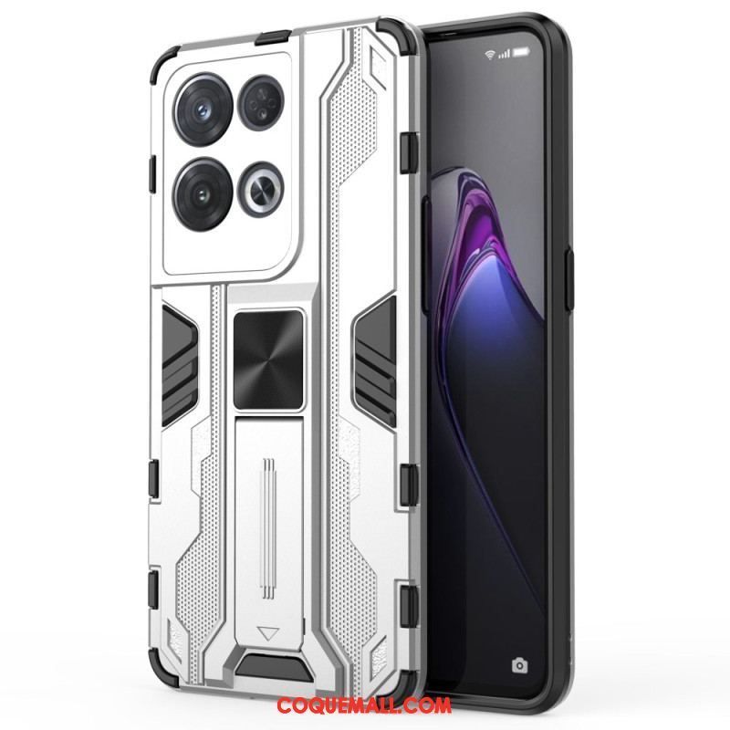 Coque Oppo Reno 8 Pro Support Amovible Vertical et Horizontal