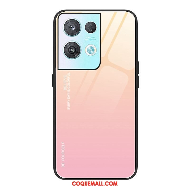 Coque Oppo Reno 8 Pro Verre Trempé Believe