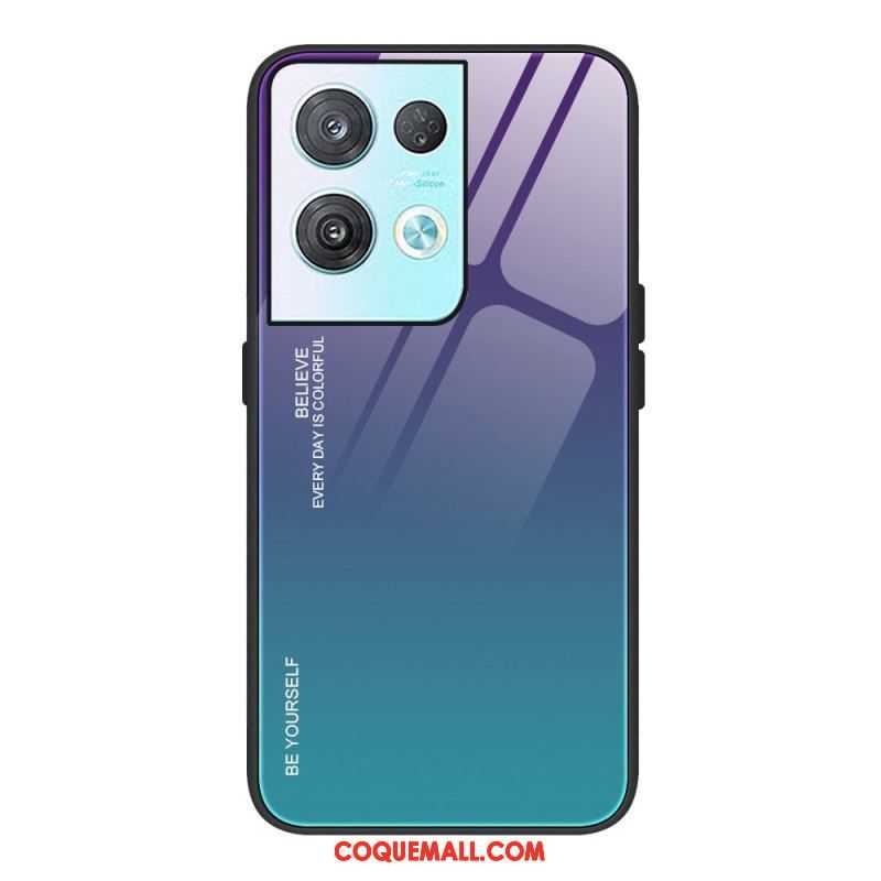 Coque Oppo Reno 8 Pro Verre Trempé Believe