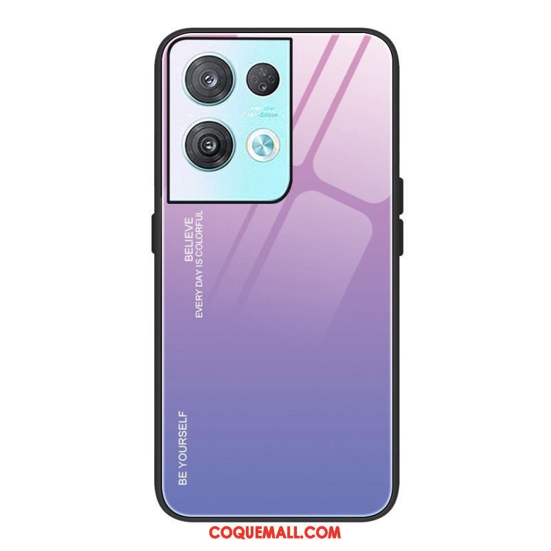 Coque Oppo Reno 8 Pro Verre Trempé Believe