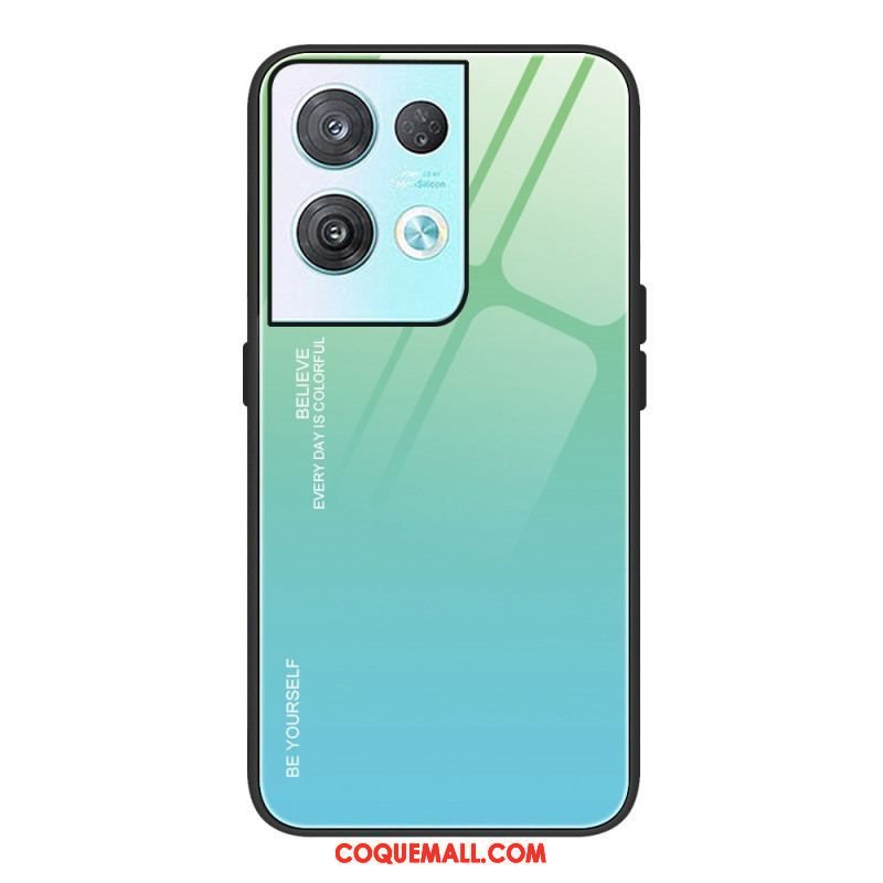 Coque Oppo Reno 8 Pro Verre Trempé Believe