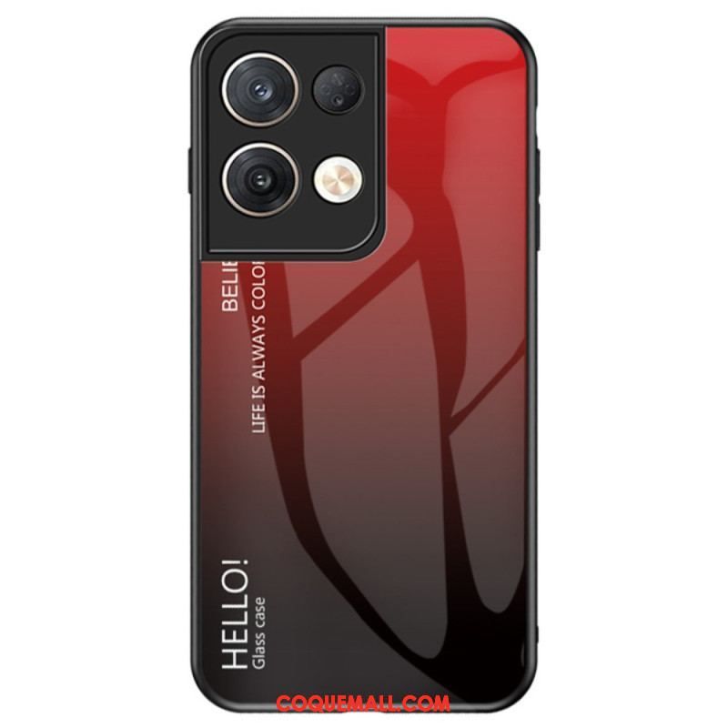 Coque Oppo Reno 8 Pro Verre Trempé Hello