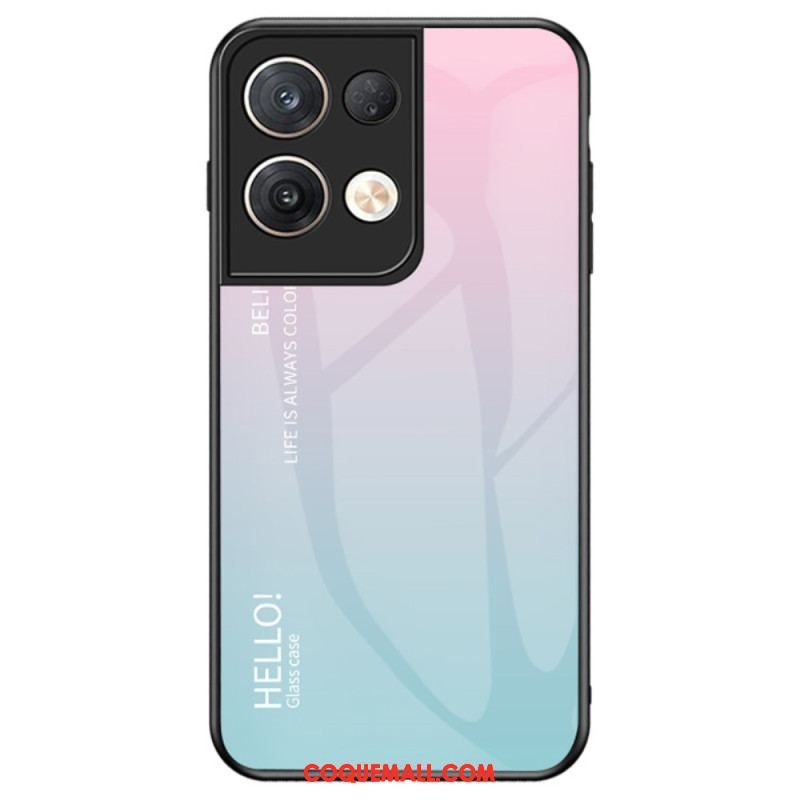 Coque Oppo Reno 8 Pro Verre Trempé Hello