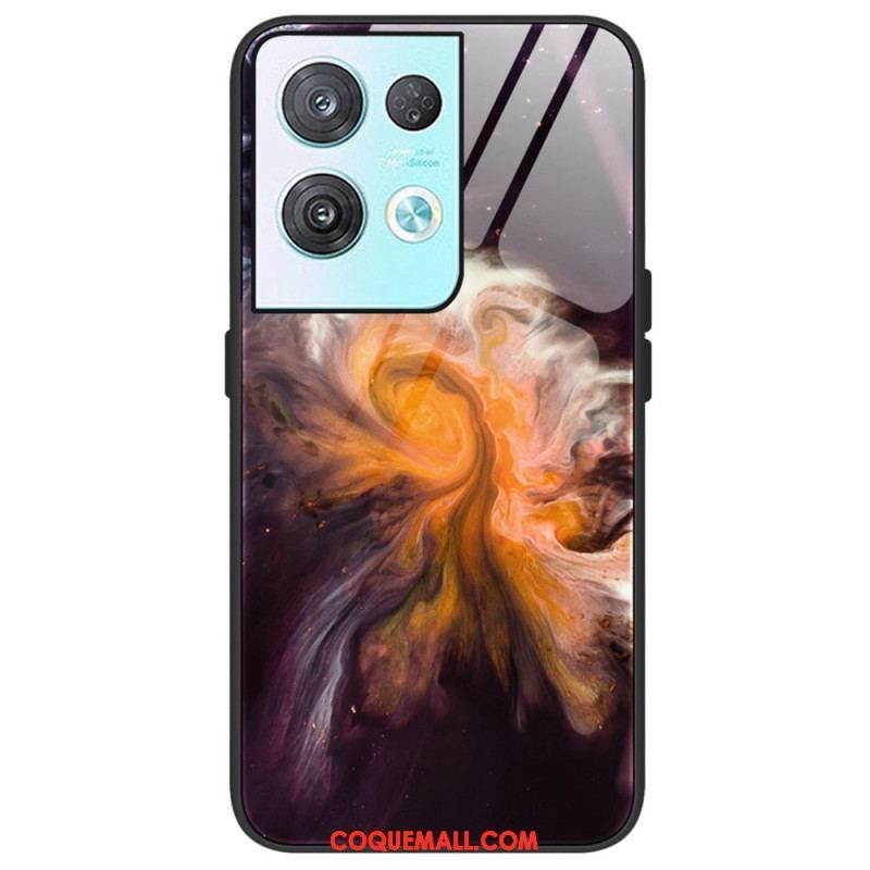 Coque Oppo Reno 8 Pro Verre Trempé Marble Colors