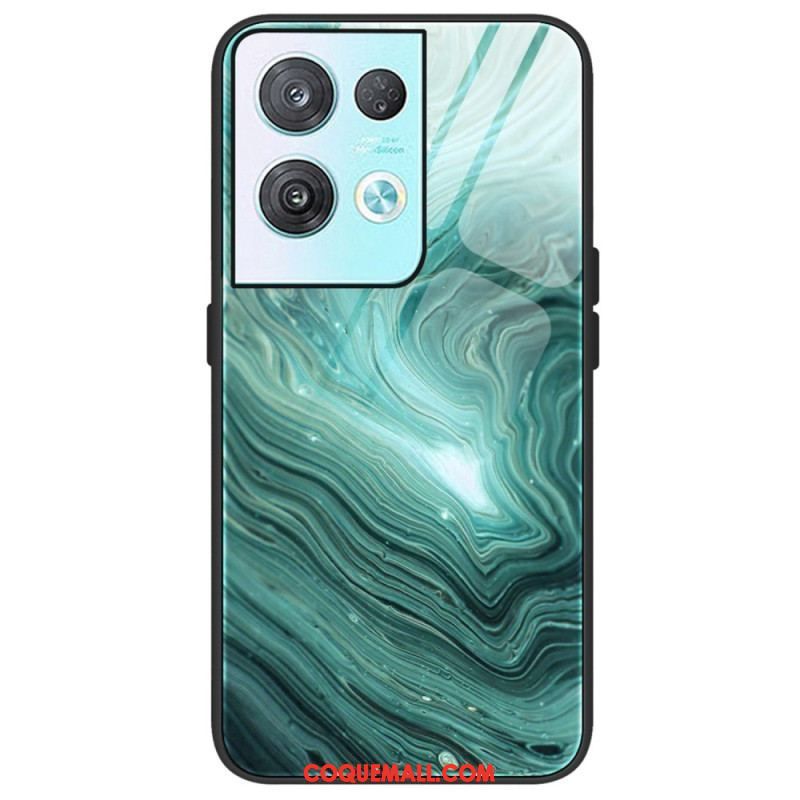 Coque Oppo Reno 8 Pro Verre Trempé Marble Colors