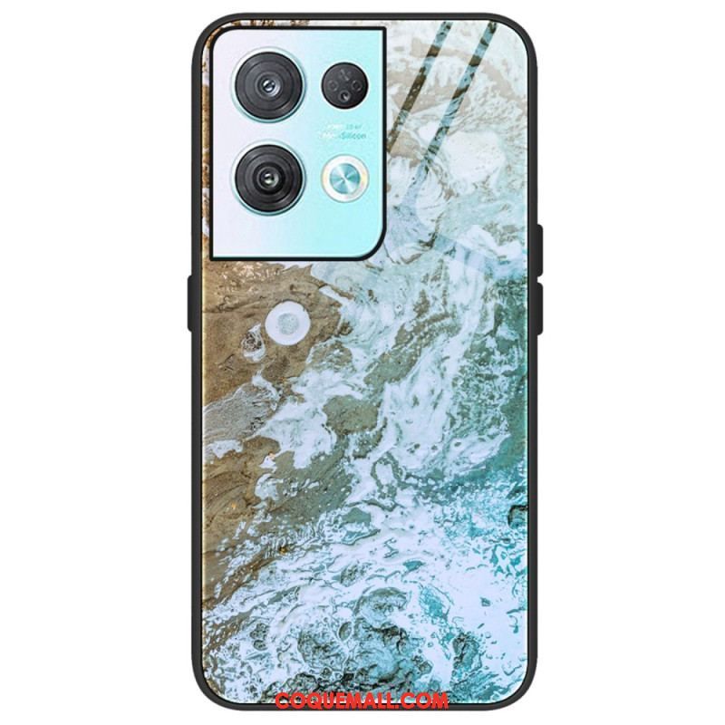 Coque Oppo Reno 8 Pro Verre Trempé Marble Colors