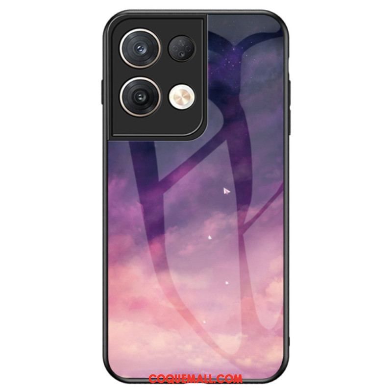 Coque Oppo Reno 8 Pro Verre Trempé Motif