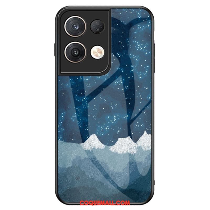 Coque Oppo Reno 8 Pro Verre Trempé Motif